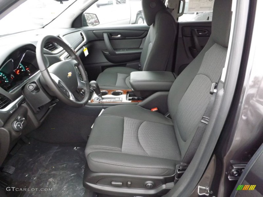 Ebony Interior 2013 Chevrolet Traverse LT Photo #76511249