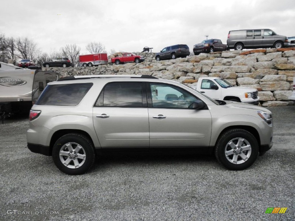 2013 Acadia SLE - Champagne Silver Metallic / Ebony photo #1