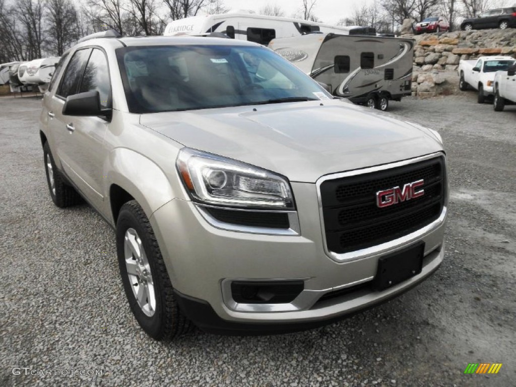 Champagne Silver Metallic 2013 GMC Acadia SLE Exterior Photo #76511309