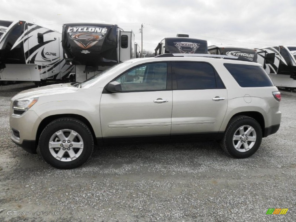 Champagne Silver Metallic 2013 GMC Acadia SLE Exterior Photo #76511339