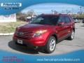 2013 Ruby Red Metallic Ford Explorer Limited 4WD  photo #3