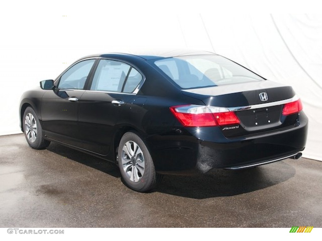 2013 Accord LX Sedan - Crystal Black Pearl / Black photo #5