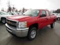 Victory Red - Silverado 2500HD Work Truck Extended Cab 4x4 Photo No. 2