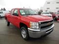 Victory Red - Silverado 2500HD Work Truck Extended Cab 4x4 Photo No. 4