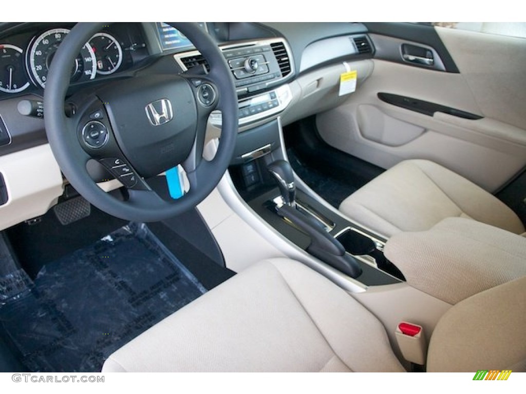 Ivory Interior 2013 Honda Accord LX Sedan Photo #76512566