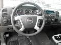 Ebony 2013 GMC Sierra 2500HD SLE Regular Cab 4x4 Steering Wheel