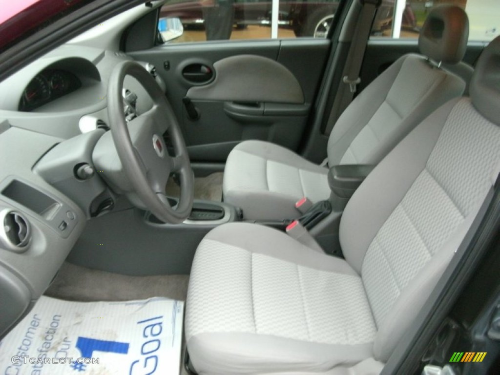 Gray Interior 2007 Saturn ION 2 Sedan Photo #76513037