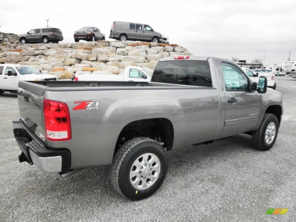 Steel Gray Metallic 2013 GMC Sierra 2500HD SLE Regular Cab 4x4 Exterior Photo #76513066