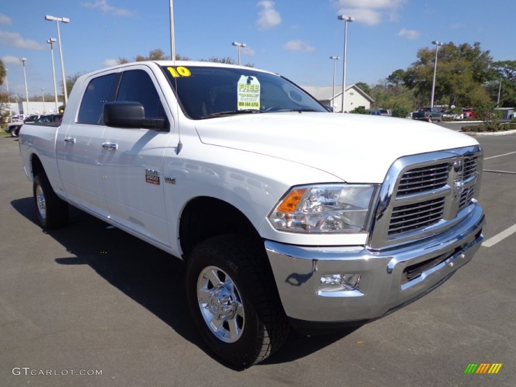 Bright White 2010 Dodge Ram 2500 Big Horn Edition Mega Cab 4x4 Exterior Photo #76513102
