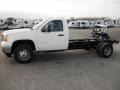 Summit White - Sierra 3500HD Regular Cab 4x4 Chassis Photo No. 4