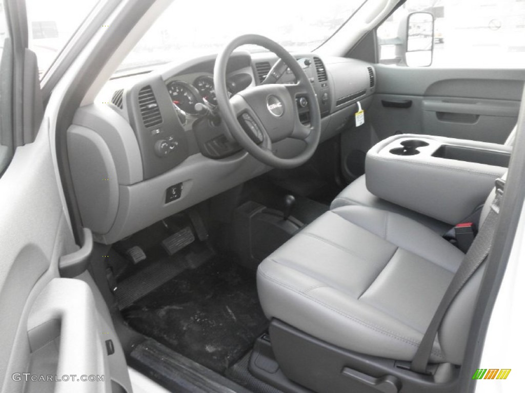 Dark Titanium Interior 2013 GMC Sierra 3500HD Regular Cab 4x4 Chassis Photo #76513227