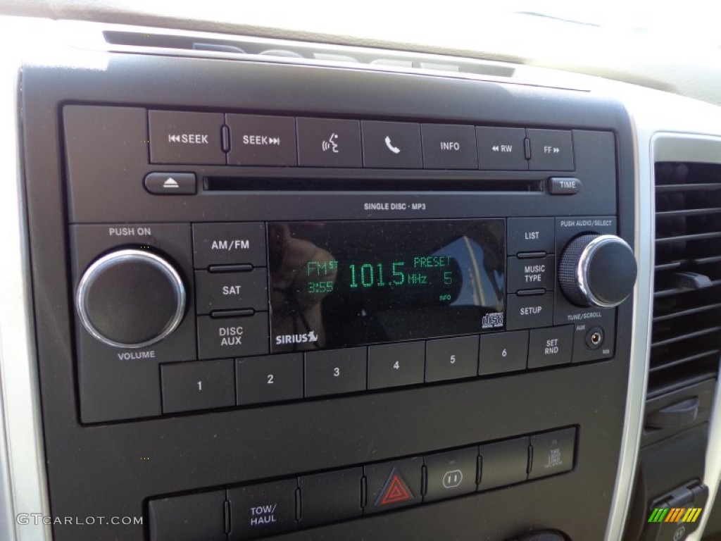 2010 Dodge Ram 2500 Big Horn Edition Mega Cab 4x4 Audio System Photo #76513292