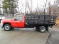 Victory Red 2013 Chevrolet Silverado 3500HD WT Regular Cab Stake Truck