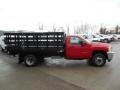 Victory Red - Silverado 3500HD WT Regular Cab Stake Truck Photo No. 5