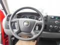 Dark Titanium 2013 Chevrolet Silverado 3500HD WT Regular Cab Stake Truck Steering Wheel