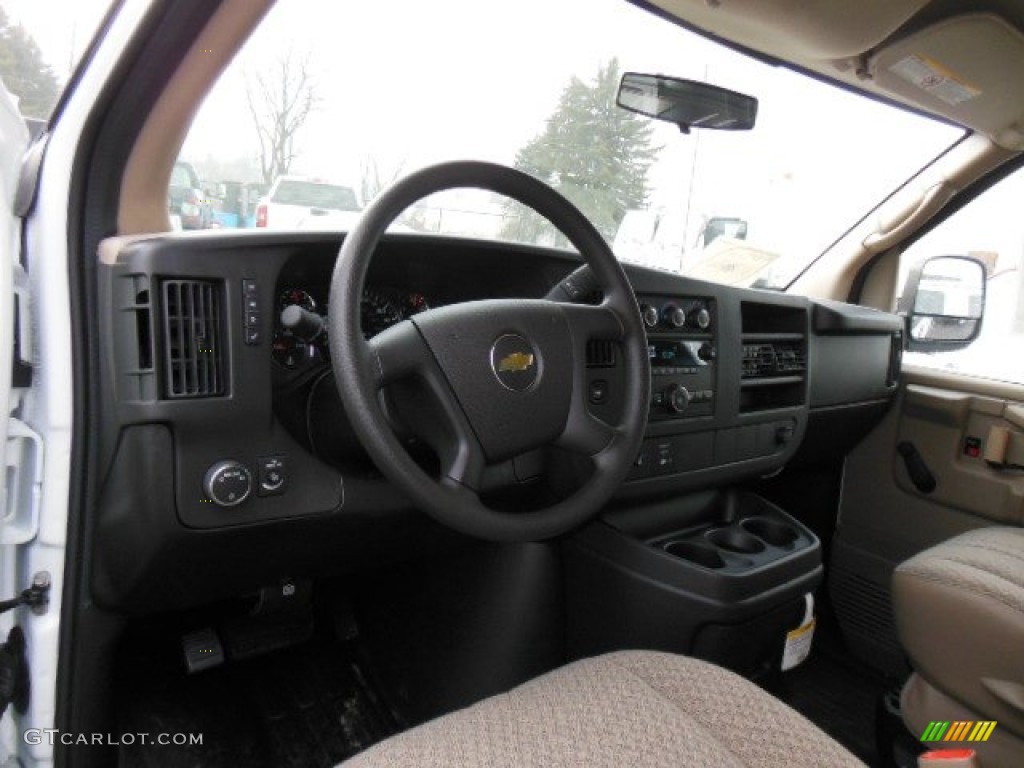 2013 Chevrolet Express 2500 Cargo Van Neutral Dashboard Photo #76514190