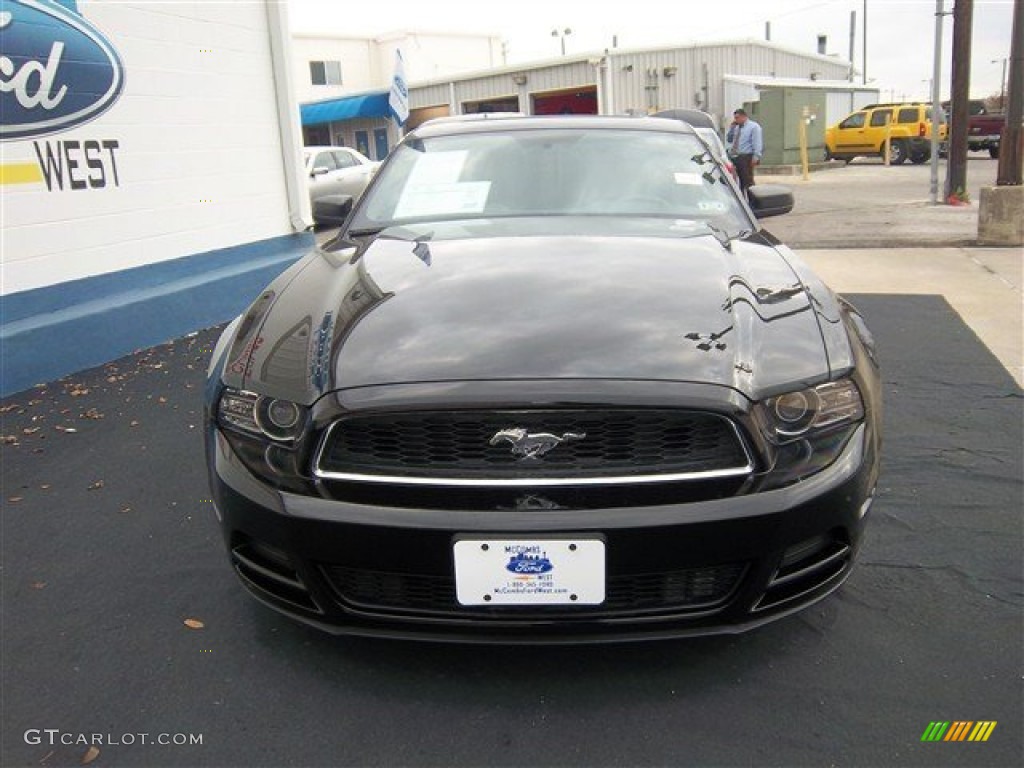 2013 Mustang V6 Coupe - Black / Charcoal Black photo #2