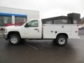 2013 Summit White Chevrolet Silverado 3500HD WT Regular Cab 4x4 Chassis  photo #1