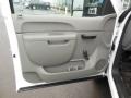 Dark Titanium 2013 Chevrolet Silverado 3500HD WT Regular Cab 4x4 Chassis Door Panel