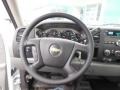 Dark Titanium 2013 Chevrolet Silverado 3500HD WT Regular Cab 4x4 Chassis Steering Wheel