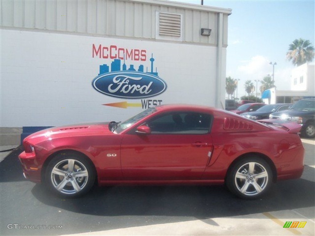 2013 Mustang GT Premium Coupe - Race Red / Charcoal Black photo #2