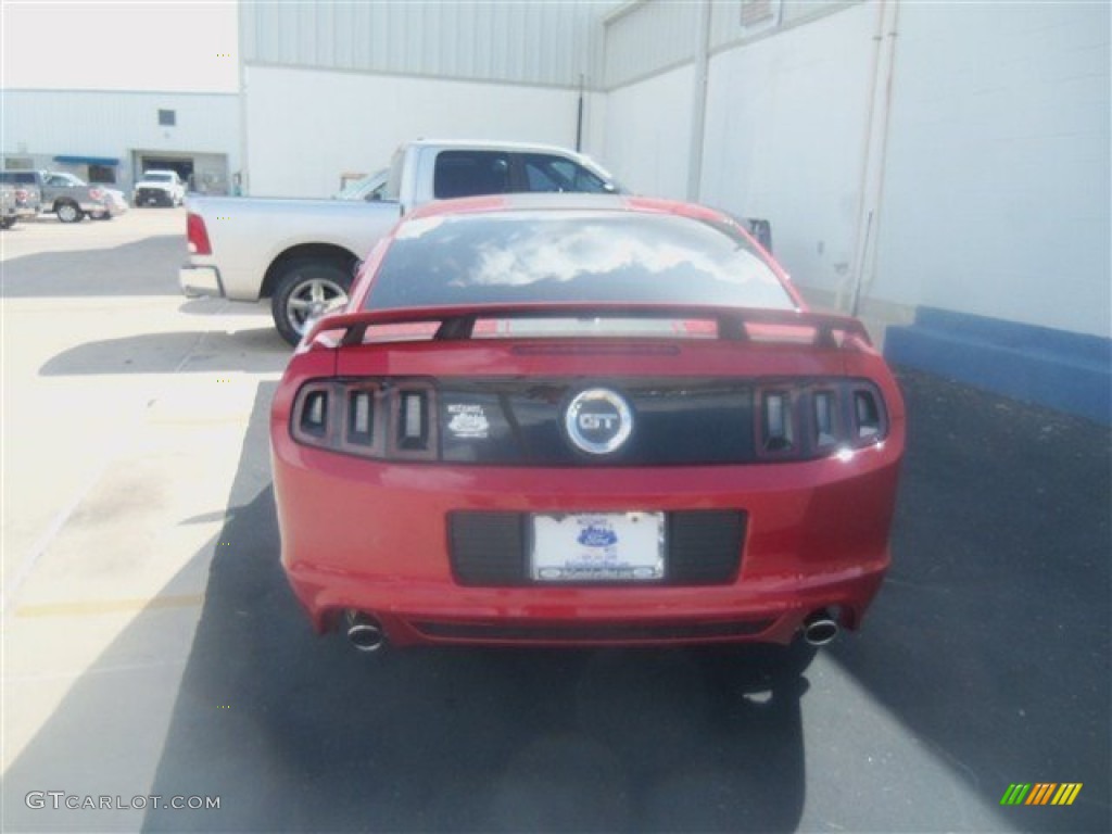 2013 Mustang GT Premium Coupe - Race Red / Charcoal Black photo #4