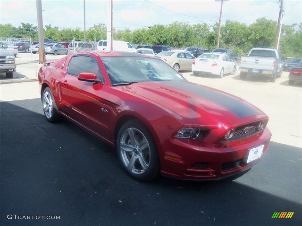 2013 Mustang GT Premium Coupe - Race Red / Charcoal Black photo #7