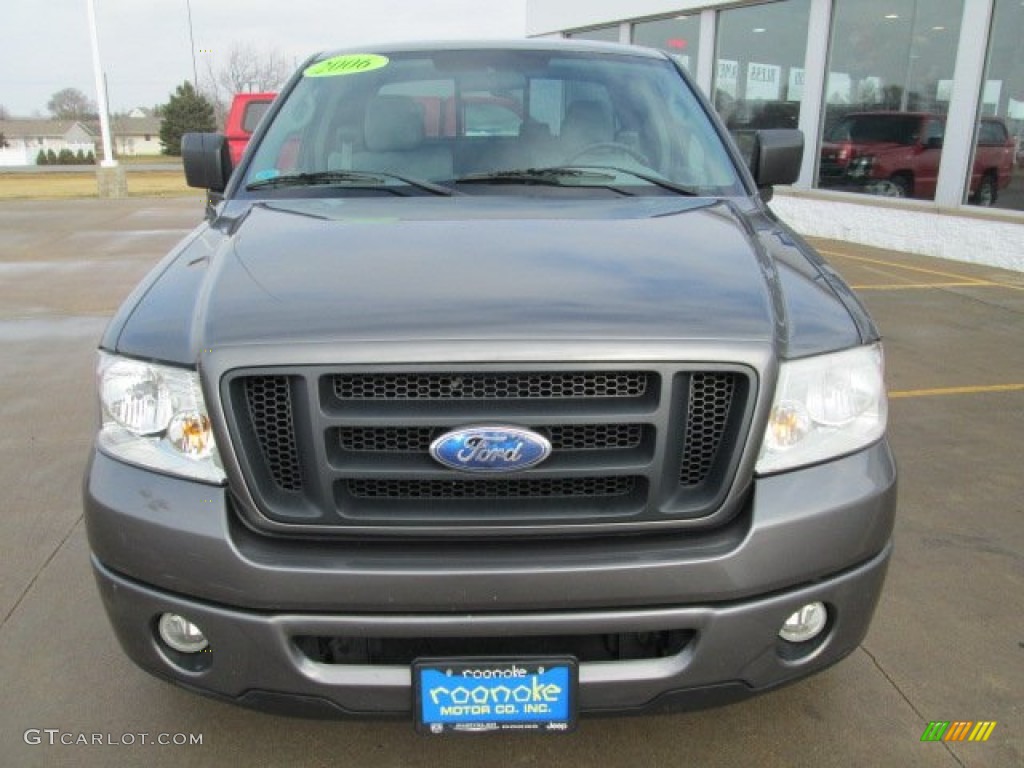 2006 F150 STX SuperCab - Dark Shadow Grey Metallic / Medium/Dark Flint photo #2