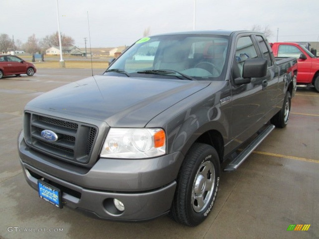 2006 F150 STX SuperCab - Dark Shadow Grey Metallic / Medium/Dark Flint photo #3