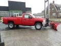 2013 Victory Red Chevrolet Silverado 3500HD WT Regular Cab 4x4 Plow Truck  photo #5