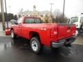 2013 Victory Red Chevrolet Silverado 3500HD WT Regular Cab 4x4 Plow Truck  photo #8