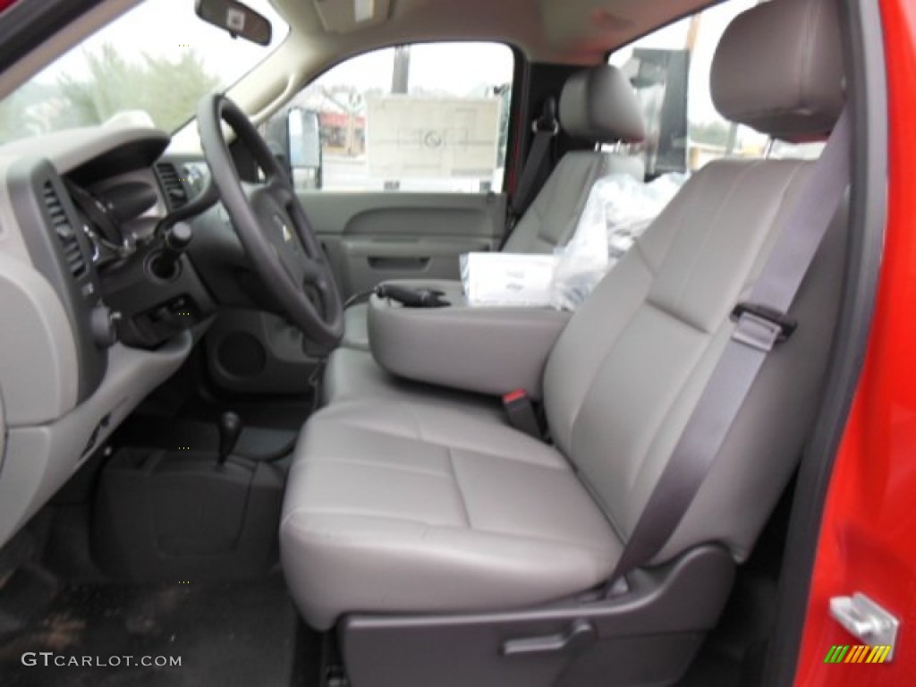 2013 Chevrolet Silverado 3500HD WT Regular Cab 4x4 Plow Truck Front Seat Photo #76516175