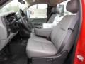 Dark Titanium 2013 Chevrolet Silverado 3500HD WT Regular Cab 4x4 Plow Truck Interior Color