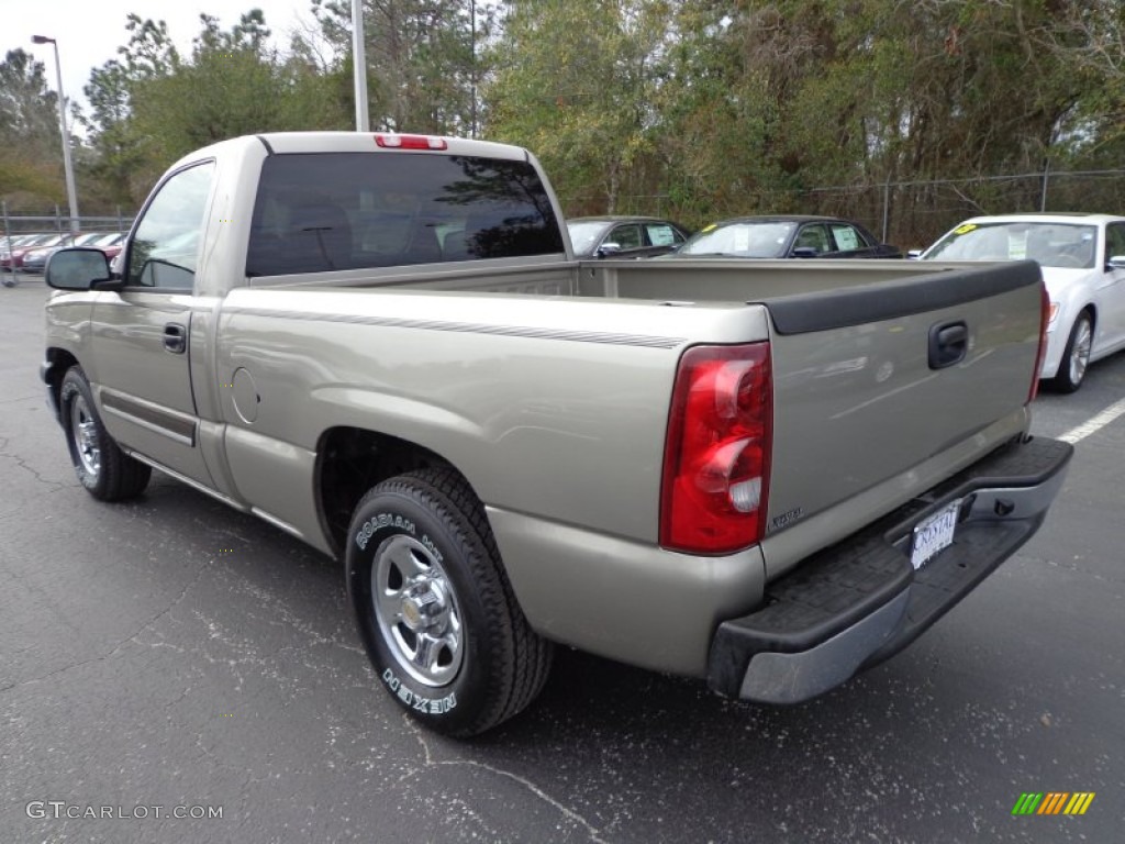 2003 Silverado 1500 Regular Cab - Light Pewter Metallic / Dark Charcoal photo #3