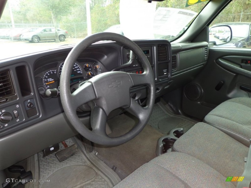 2003 Silverado 1500 Regular Cab - Light Pewter Metallic / Dark Charcoal photo #5