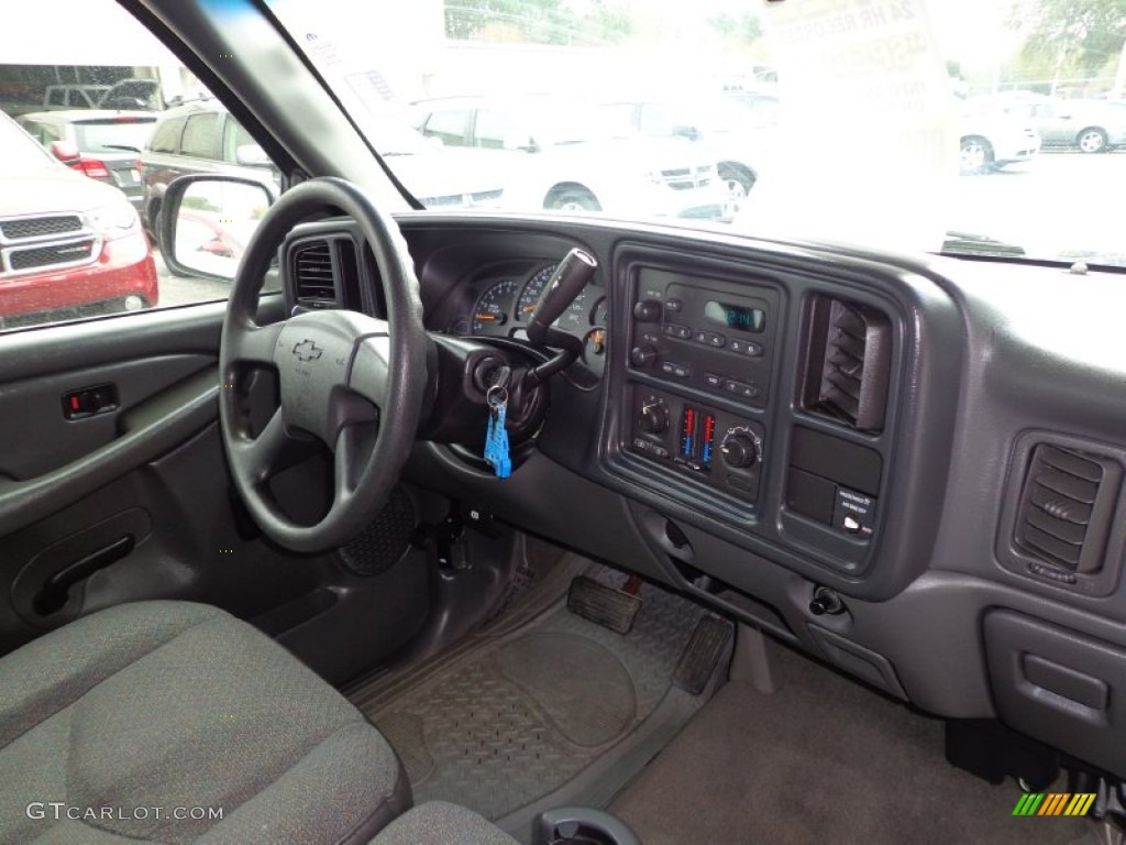 2003 Silverado 1500 Regular Cab - Light Pewter Metallic / Dark Charcoal photo #10