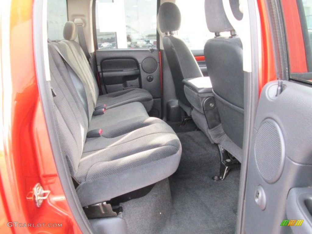 2005 Dodge Ram 1500 SLT Daytona Quad Cab 4x4 Rear Seat Photo #76516618