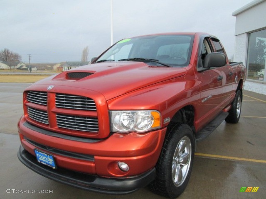 Go ManGo! 2005 Dodge Ram 1500 SLT Daytona Quad Cab 4x4 Exterior Photo #76516815