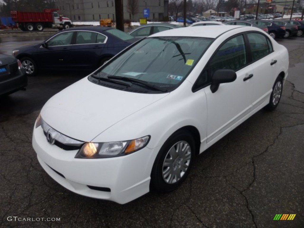 Taffeta White 2010 Honda Civic DX-VP Sedan Exterior Photo #76517223