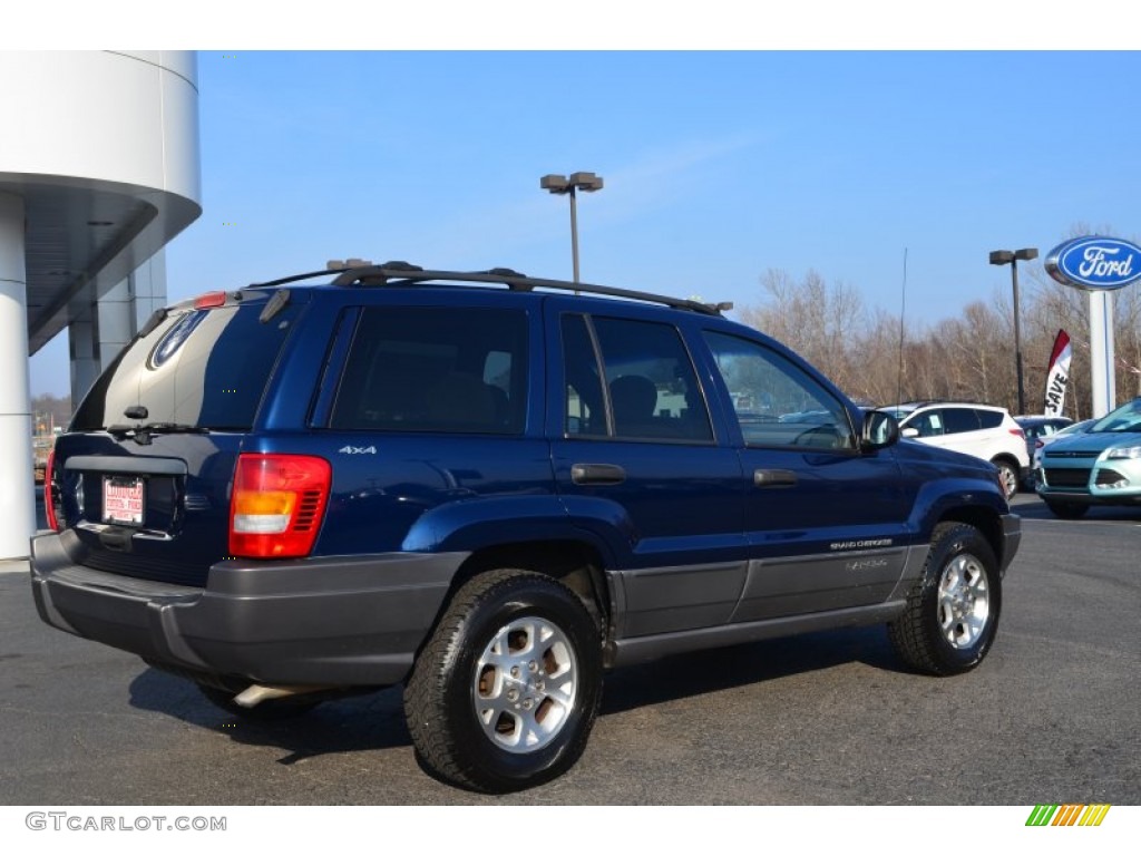 2001 Grand Cherokee Laredo 4x4 - Patriot Blue Pearl / Sandstone photo #3