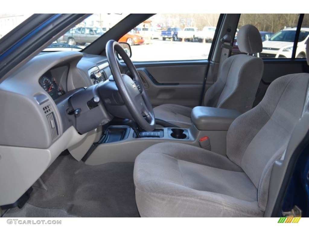 2001 Grand Cherokee Laredo 4x4 - Patriot Blue Pearl / Sandstone photo #10