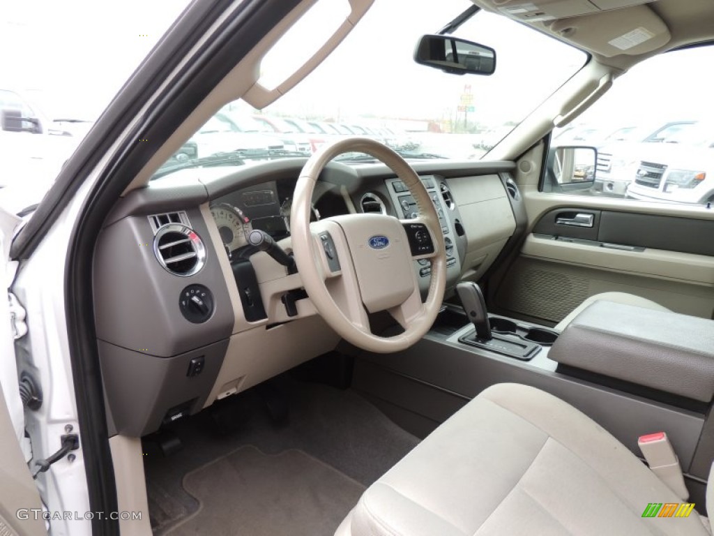 Stone Interior 2009 Ford Expedition XLT Photo #76517579