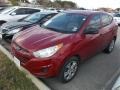 2010 Garnet Red Hyundai Tucson GLS  photo #2