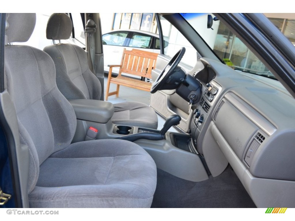 2001 Grand Cherokee Laredo 4x4 - Patriot Blue Pearl / Sandstone photo #16