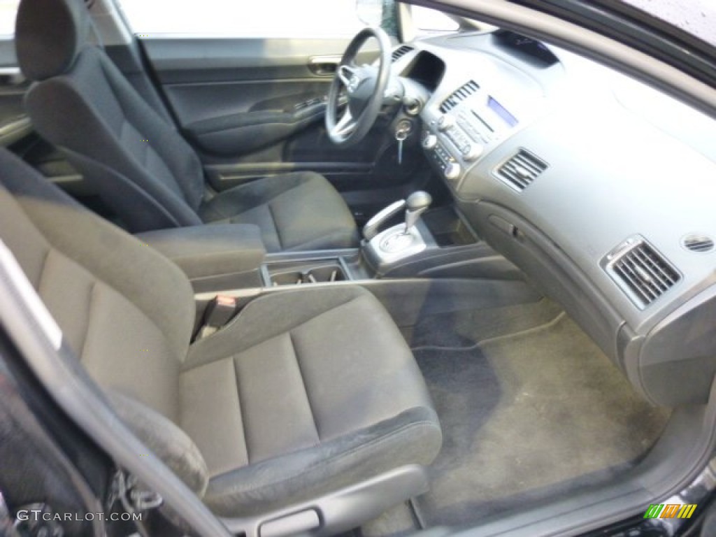 2010 Civic LX-S Sedan - Crystal Black Pearl / Black photo #10