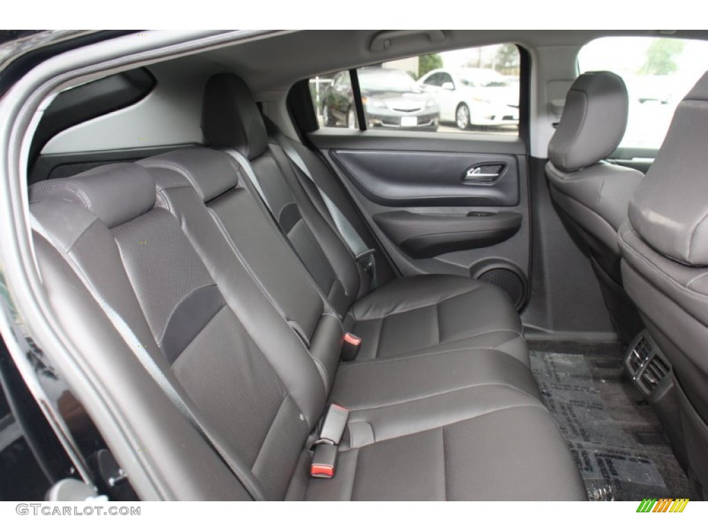 Ebony Interior 2013 Acura ZDX SH-AWD Photo #76517753