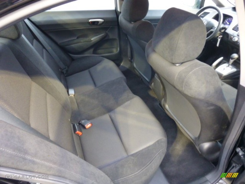 2010 Civic LX-S Sedan - Crystal Black Pearl / Black photo #12