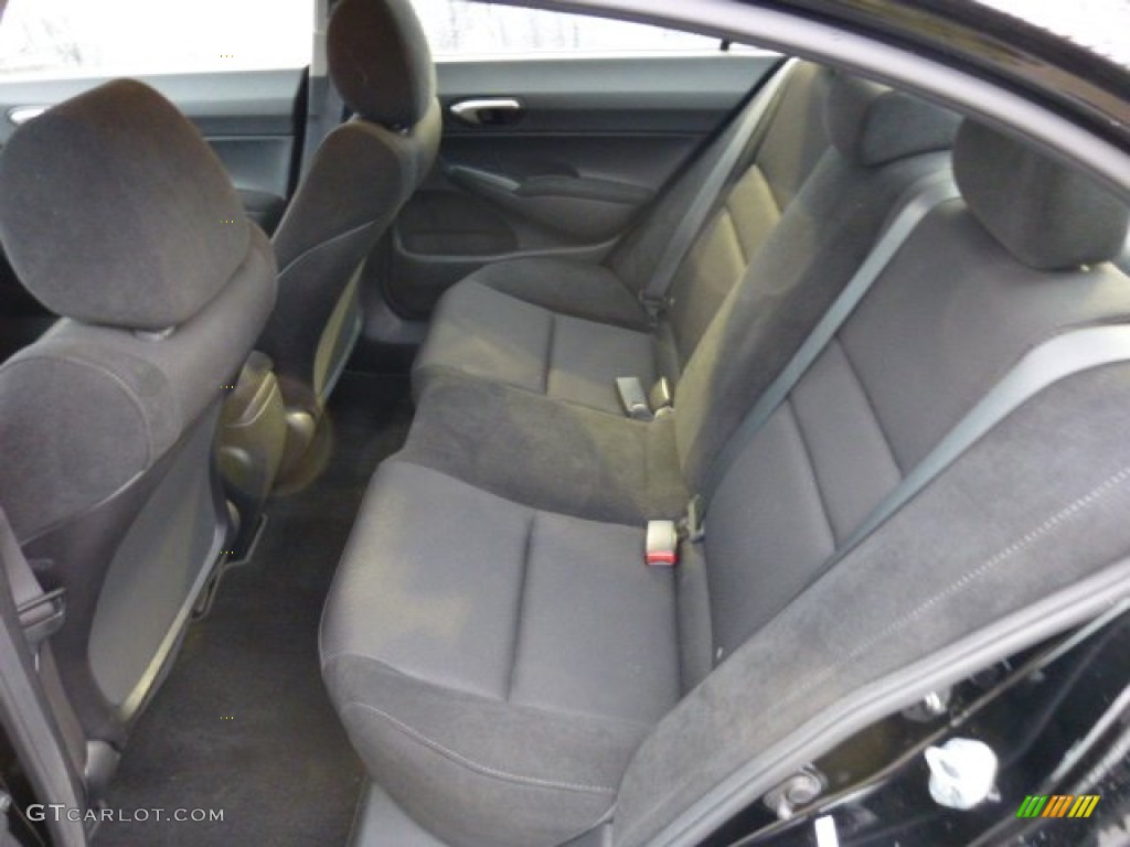 2010 Civic LX-S Sedan - Crystal Black Pearl / Black photo #13