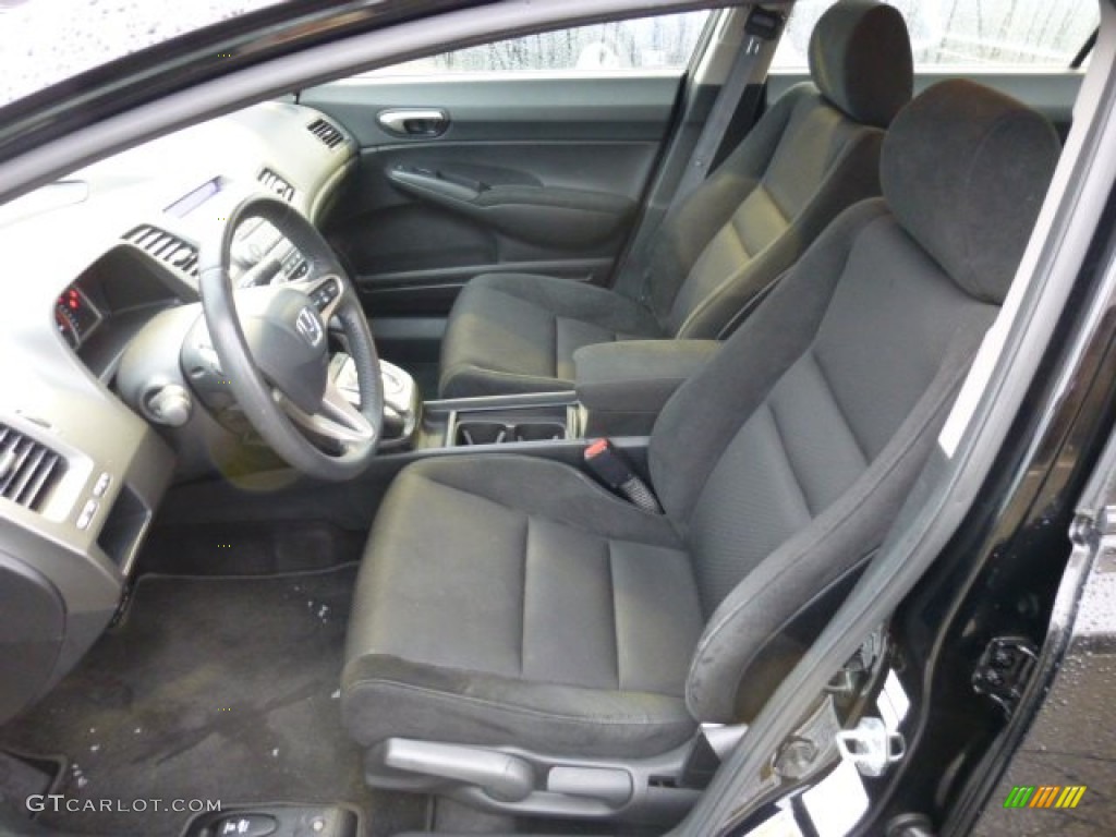 2010 Civic LX-S Sedan - Crystal Black Pearl / Black photo #15