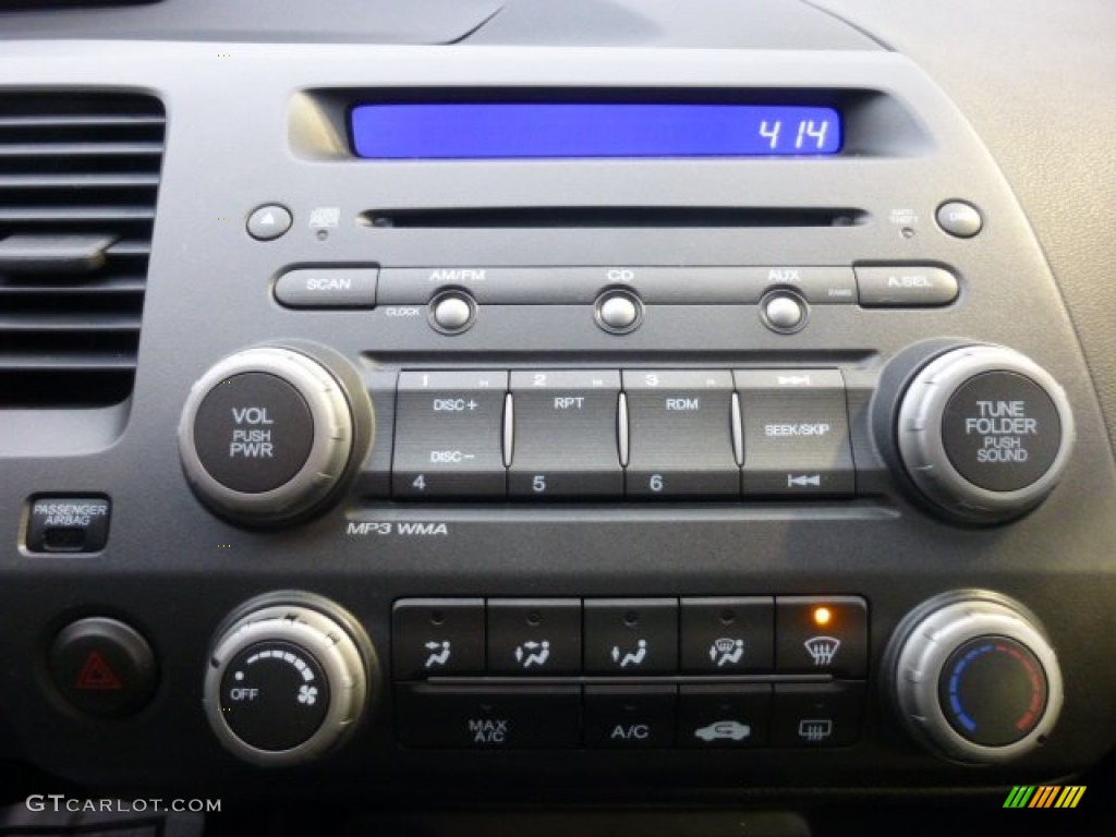 2010 Civic LX-S Sedan - Crystal Black Pearl / Black photo #19